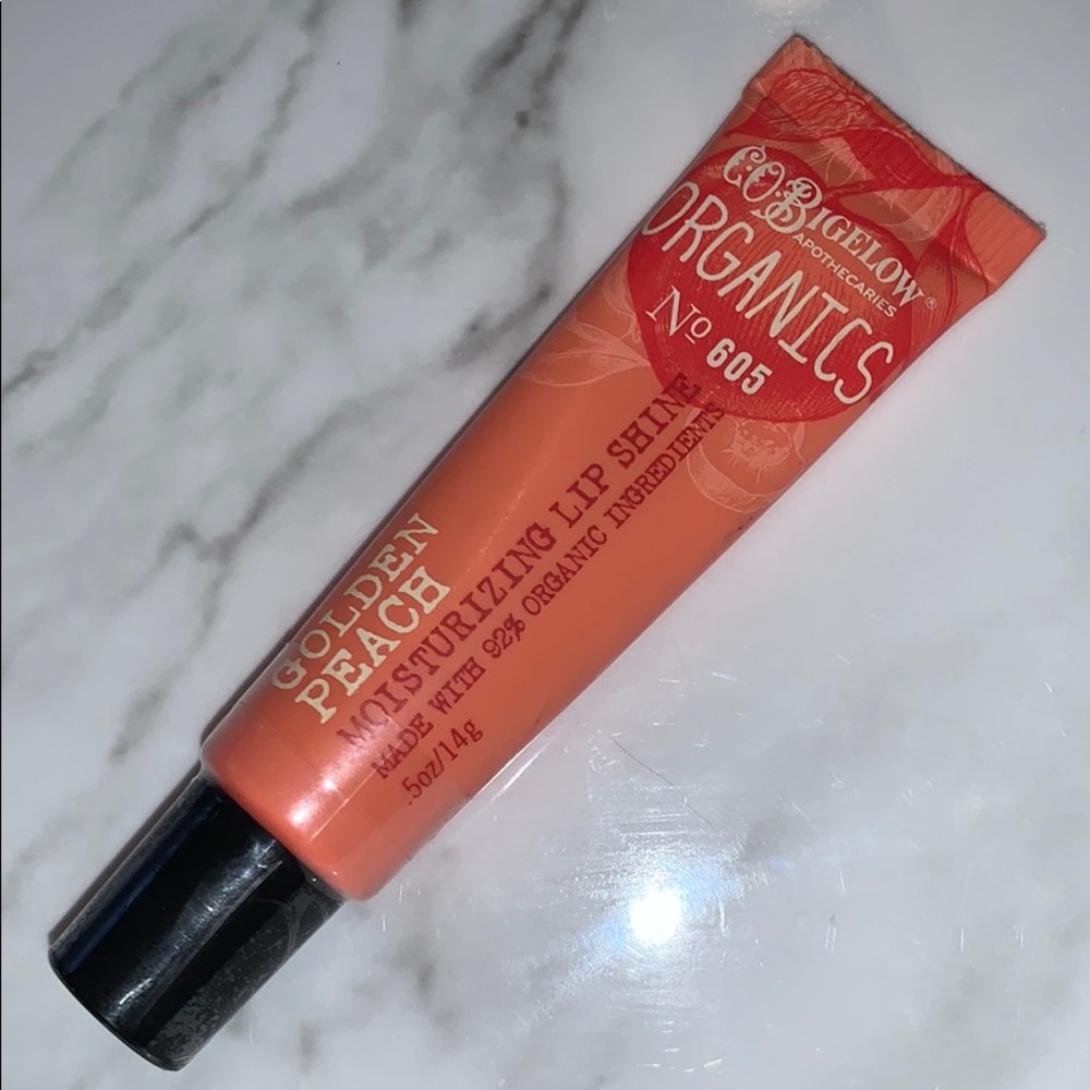 New! Golden Peach C.O. Bigelow Organics Golden Peach Lip Shine